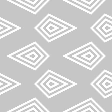 Geometrik yazıcı gri ve beyaz. Web, Tekstil ve duvar kağıtları için seamless modeli