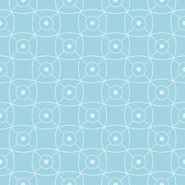 Hafif mavi geometrik süsleme. Web, Tekstil ve duvar kağıtları için seamless modeli