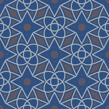 Kesintisiz mavi arka plan. Geometrik desenli duvar kağıtları, Tekstil ve kumaş için