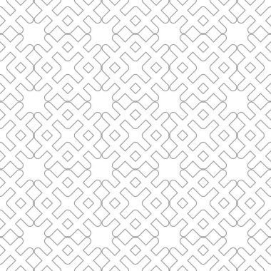 Geometrik süsleme. Işık gri seamless modeli web, Tekstil ve duvar kağıtları için