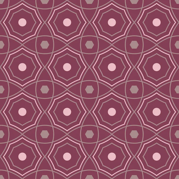 Geometrik öğelerle seamless modeli. Kumaşlar, duvar kağıtları ve Tekstil için koyu kırmızı arka plan