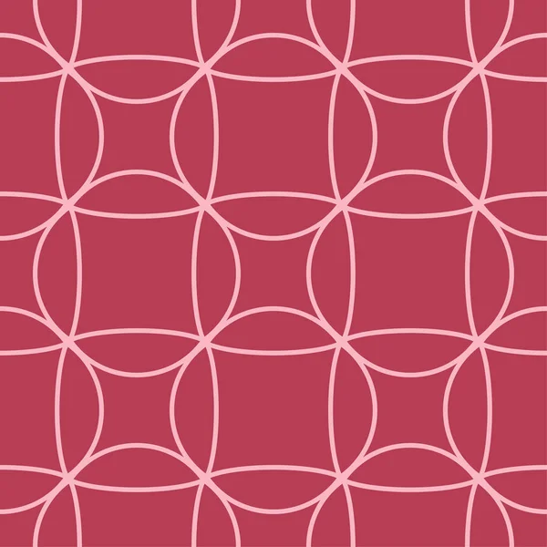 Geometrische Sieraad Rode Bleke Roze Naadloze Patroon Voor Web Textiel — Stockvector