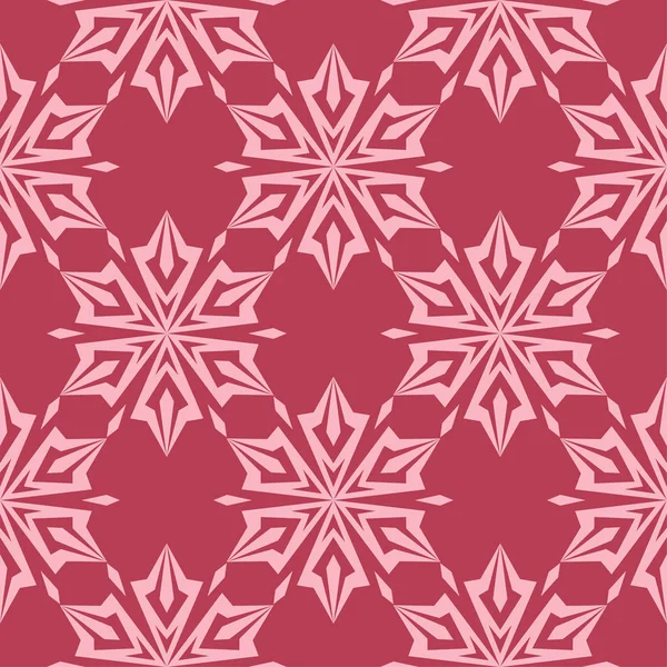 Kırmızı zemin üzerine çiçek süsleme. Tekstil ve duvar kağıtları için seamless modeli