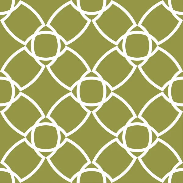 Zeytin yeşili ve beyaz geometrik süsleme. Web, Tekstil ve duvar kağıtları için seamless modeli