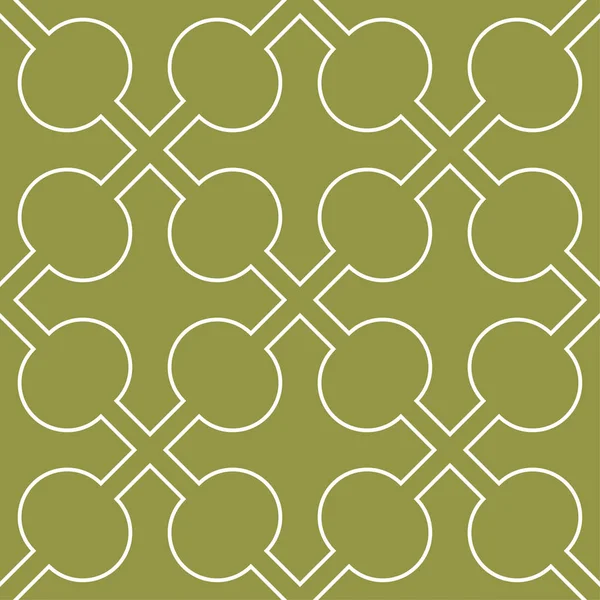Zeytin yeşili ve beyaz geometrik süsleme. Web, Tekstil ve duvar kağıtları için seamless modeli