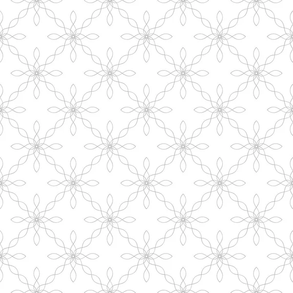 Beyaz arka planda gri geometrik süsleme. Web, Tekstil ve duvar kağıtları için seamless modeli