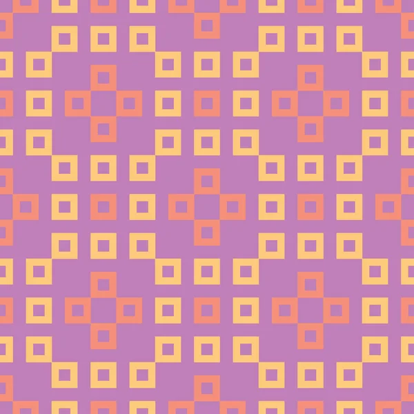 Fond Sans Couture Géométrique Éléments Colorés Lumineux Sur Fond Violet — Image vectorielle