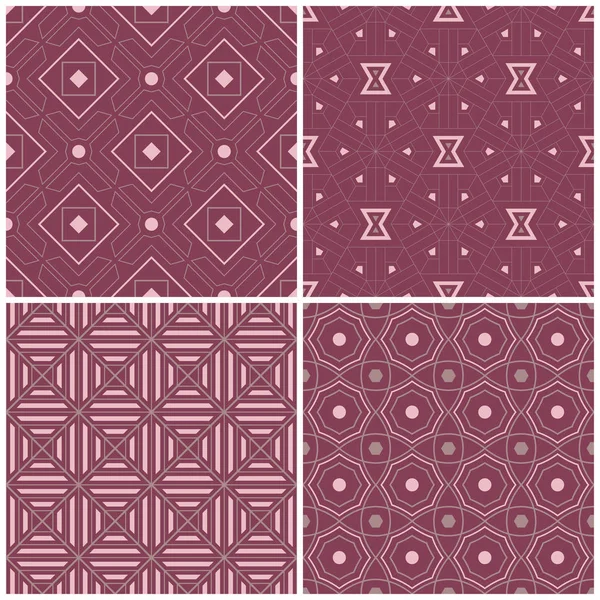 Menekşe sorunsuz arka plan duvar kağıtları, Tekstil ve kumaş için geometrik desenlerle ayarla