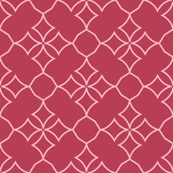 Kırmızı ve soluk pembe geometrik süsleme. Web, Tekstil ve duvar kağıtları için seamless modeli