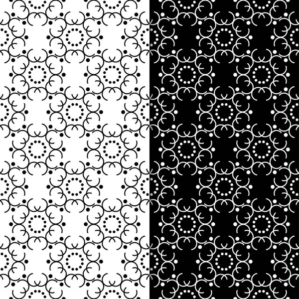Siyah ve beyaz geometrik Dikişsiz desen web, Tekstil ve duvar kağıtları için
