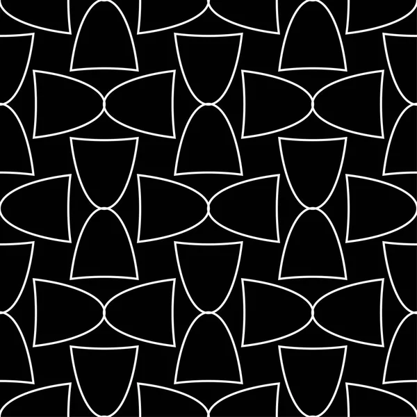Siyah ve beyaz geometrik süsleme. Web, Tekstil ve duvar kağıtları için seamless modeli