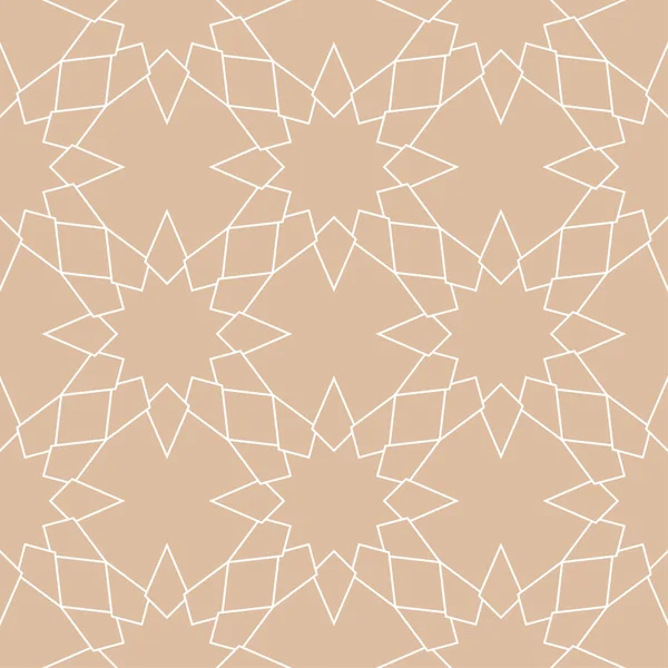 Geometrik süsleme. Bej ve beyaz seamless modeli web, Tekstil ve duvar kağıtları için
