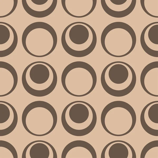 Bej ve kahverengi geometrik süsleme. Web, Tekstil ve duvar kağıtları için seamless modeli