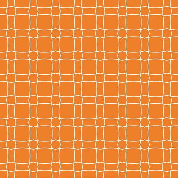 Geometrische Sieraad Oranje Witte Naadloze Patroon Voor Web Textiel Achtergronden — Stockvector