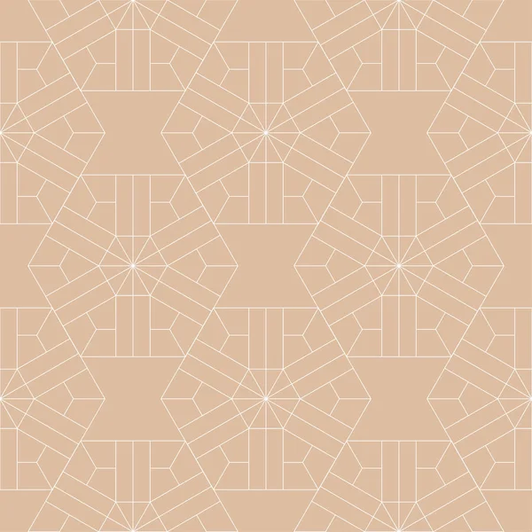 Bej renkli geometrik süsleme. Web, Tekstil ve duvar kağıtları için seamless modeli