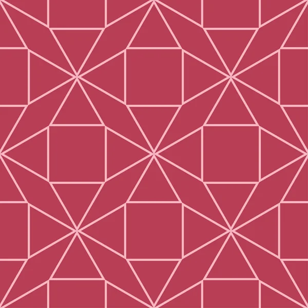 Kırmızı ve soluk pembe geometrik seamless modeli web, Tekstil ve duvar kağıtları için