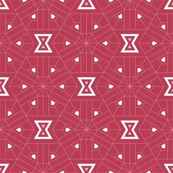 Geometrik arka plan. Kırmızı ve bej Dikişsiz desen duvar kağıtları, Tekstil ve kumaş için