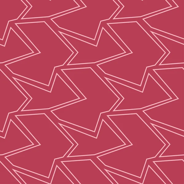 Kırmızı ve soluk pembe geometrik süsleme. Web, Tekstil ve duvar kağıtları için seamless modeli