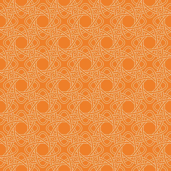 Orange Geometrisches Ornament Nahtloses Muster Für Web Textilien Und Tapeten — Stockvektor