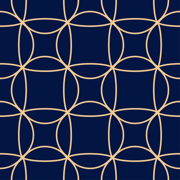 Geometrik süsleme. Altın mavi seamless modeli web, Tekstil ve duvar kağıtları için