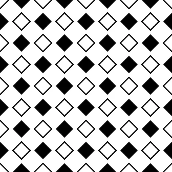 Черный Геометрический Орнамент Белом Фоне Бесшовный Узор Веб Текстиля Обоев — стоковый вектор