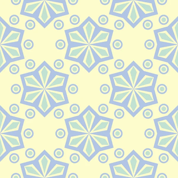 Bej mavi ve yeşil geometrik seamless modeli. Duvar kağıtları, Tekstil ve kumaş için