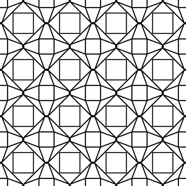 Black Geometric Design White Background Seamless Pattern Web Textile Wallpapers — Stock Vector