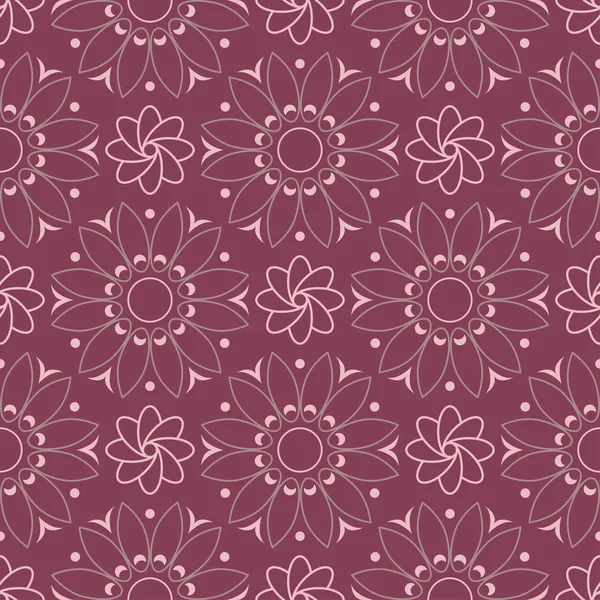 Sorunsuz arka plan. Çiçek mor kırmızı desenli duvar kağıtları, Tekstil ve kumaş için