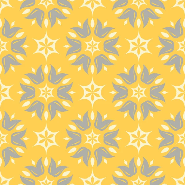 Sarı çiçek seamless modeli. Arka plan duvar kağıtları, Tekstil ve kumaş için çiçek tasarımları ile