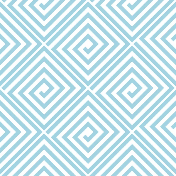 Beyaz ve mavi geometrik süsleme. Web, Tekstil ve duvar kağıtları için seamless modeli