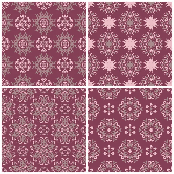 Menekşe sorunsuz arka plan duvar kağıtları, Tekstil ve kumaş çiçek desenleri ile ayarla