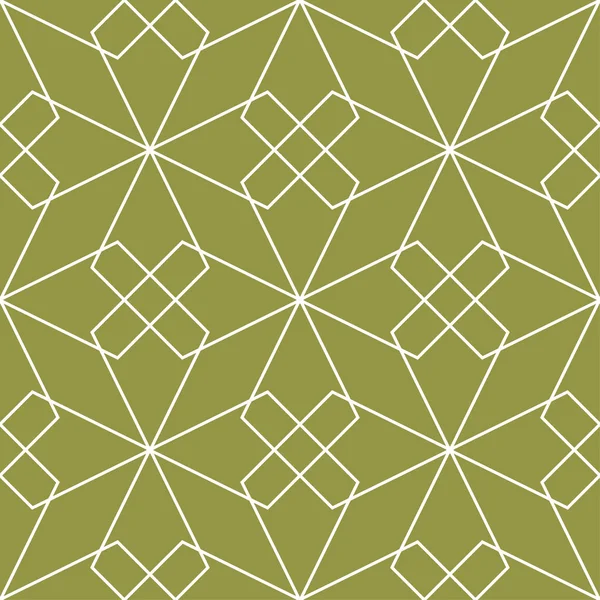 Zeytin yeşili geometrik süsleme. Web, Tekstil ve duvar kağıtları için seamless modeli