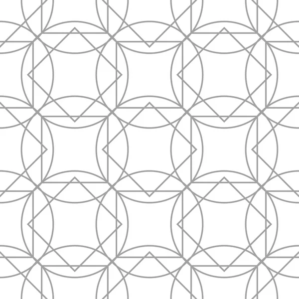 Işık Gri Geometrik Süsleme Web Tekstil Duvar Kağıtları Için Seamless — Stok Vektör