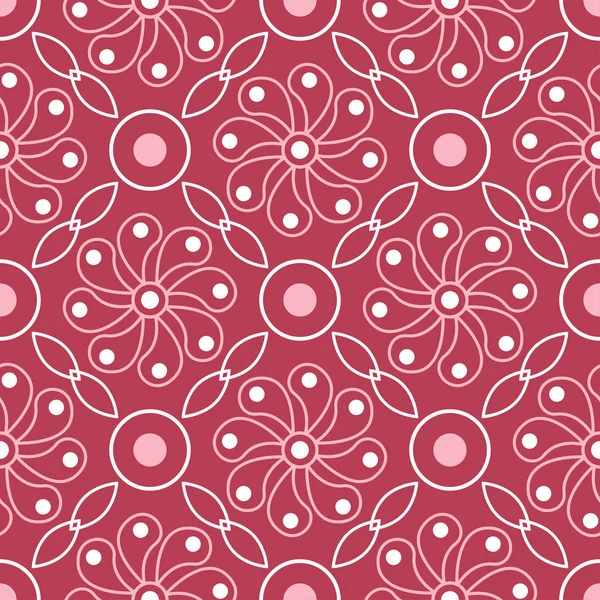 Çiçek kırmızı sorunsuz arka plan bej desenli. Arka plan duvar kağıtları, Tekstil ve kumaş için