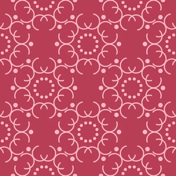 Rot Und Blass Rosa Geometrische Nahtlose Muster Für Web Textilien — Stockvektor