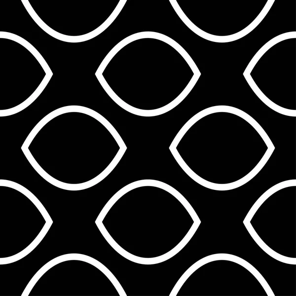 Black White Geometric Ornament Seamless Pattern Web Textile Wallpapers — Stock Vector