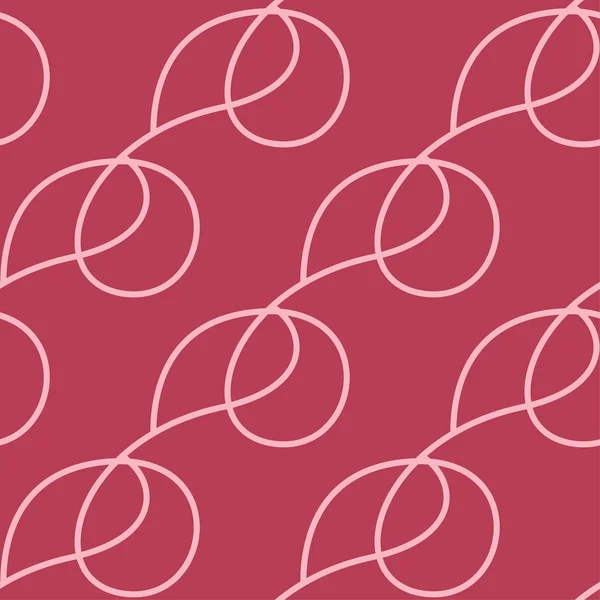 Kırmızı ve soluk pembe geometrik süsleme. Web, Tekstil ve duvar kağıtları için seamless modeli