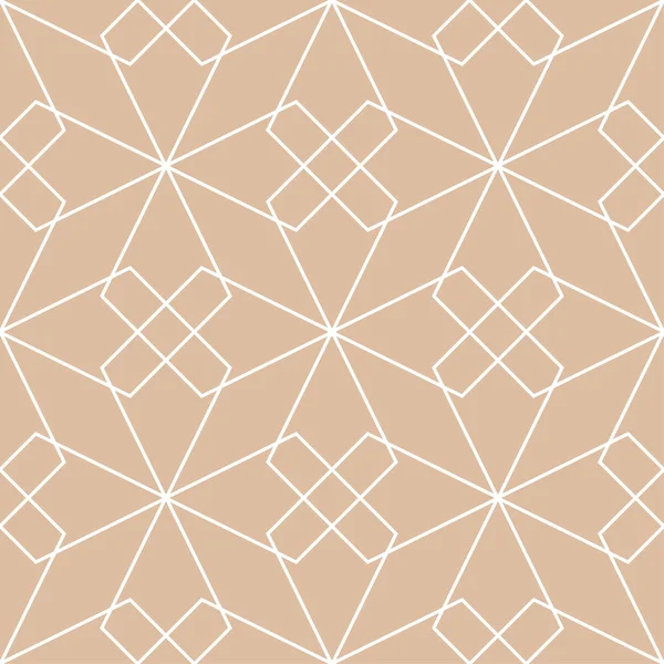 Bej renkli geometrik süsleme. Web, Tekstil ve duvar kağıtları için seamless modeli