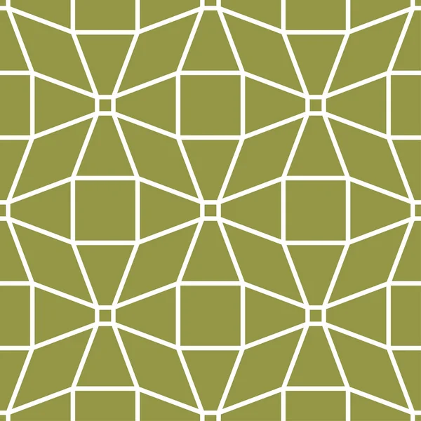 Geometrik süsleme. Zeytin yeşili ve beyaz seamless modeli web, Tekstil ve duvar kağıtları için