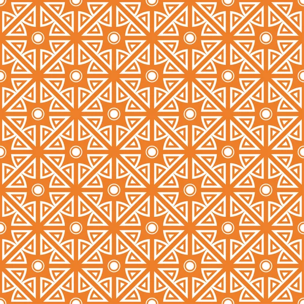 Oranžové Geometrický Vzor Bezešvé Pro Web Textil Tapety — Stockový vektor