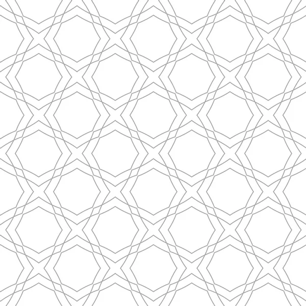 Beyaz arka planda gri geometrik süsleme. Web, Tekstil ve duvar kağıtları için seamless modeli