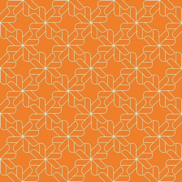 Turuncu geometrik süsleme. Web, Tekstil ve duvar kağıtları için seamless modeli