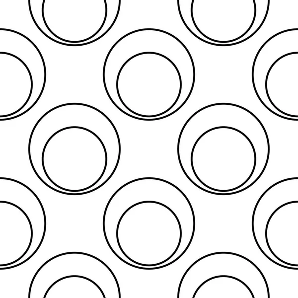 Siyah ve beyaz geometrik süsleme. Web, Tekstil ve duvar kağıtları için seamless modeli