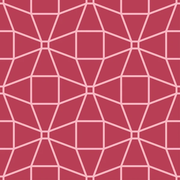Geometrik süsleme. Kırmızı ve soluk pembe seamless modeli web, Tekstil ve duvar kağıtları için