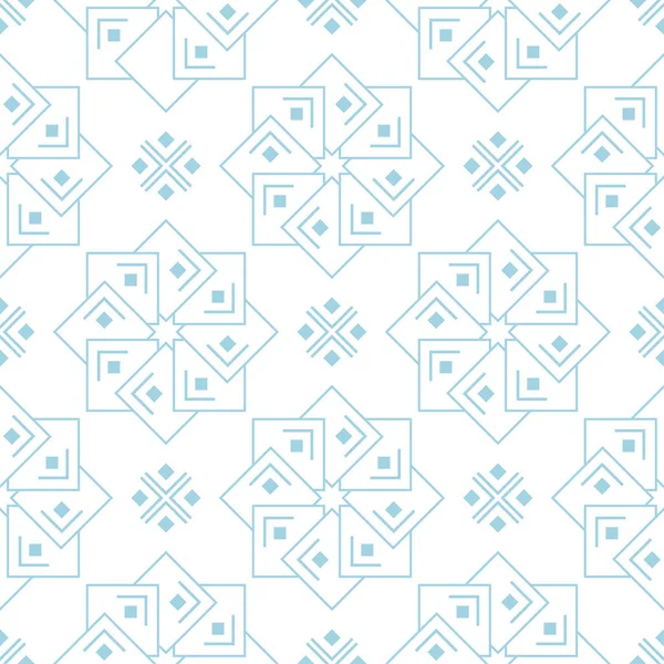 Beyaz zemin üzerine mavi çiçek süsleme. Tekstil ve duvar kağıtları için seamless modeli