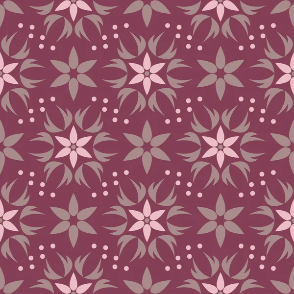 Çiçek seamless modeli. Mor kırmızı arka plan duvar kağıtları, Tekstil ve kumaş çiçek tasarım öğeleri ile