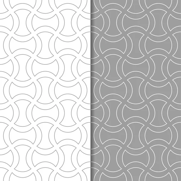 Web, Tekstil ve duvar kağıtları için dikişsiz desen gri ve beyaz geometrik dizi
