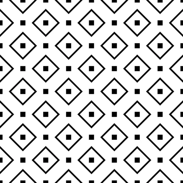 Beyaz arka planda siyah geometrik süsleme. Web, Tekstil ve duvar kağıtları için seamless modeli