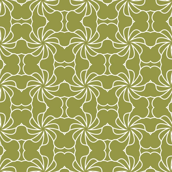 Zeytin yeşili ve beyaz geometrik seamless modeli web, Tekstil ve duvar kağıtları için