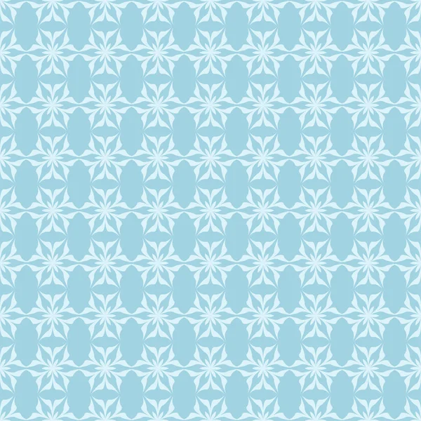 Mavi zemin üzerine beyaz çiçek tasarım. Tekstil ve duvar kağıtları için sorunsuz süsleme